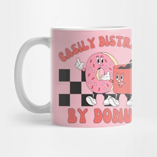 Easily Distracted By Donuts | Funny Donut Lover Mug